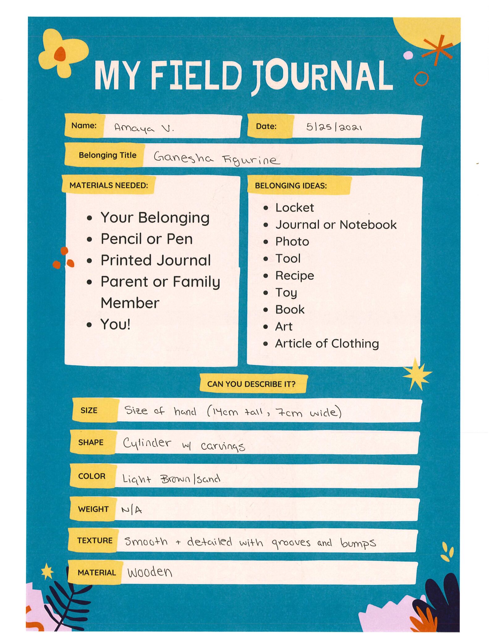 field study research journal