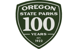 Oregon Parks and Rec Department Centennial logo